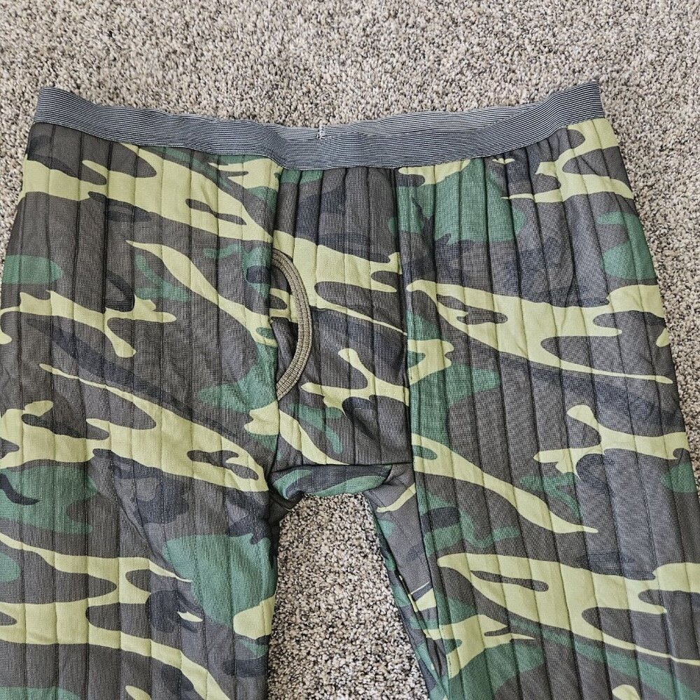 Menx Sports Afield XL CAMO pant base layer hunting hiking outdoors quilted READ - Picture 2 of 10